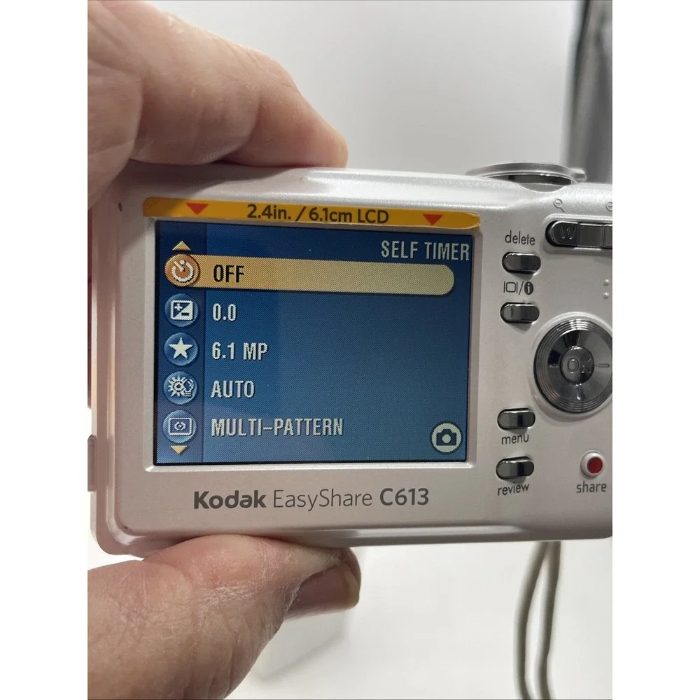 Kodak Easy Share C613 6.2 MP Digital Camera 3X Zoom+Battery+CD+SD Card+Manuals